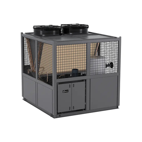 ZERO-Air-Cooled-Scroll-Chiller-Industrial-HVAC-Unit-Gray